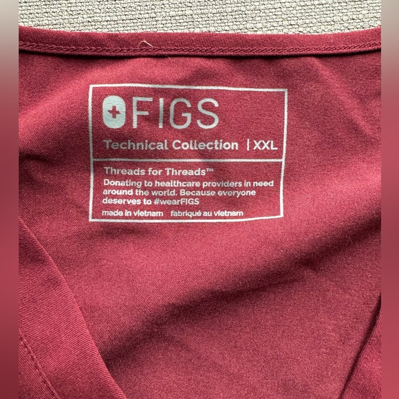 FIGS women’s Casma scrub top. Size XXL - Picture 2 of 3